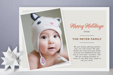 Holiday Letter Holiday Photo Cards