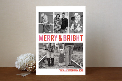 Merry & Bright Holiday Photo Cards