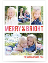 Merry & Bright Holiday Photo Cards