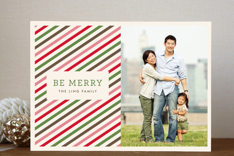 Twisted Peppermint Holiday Photo Cards