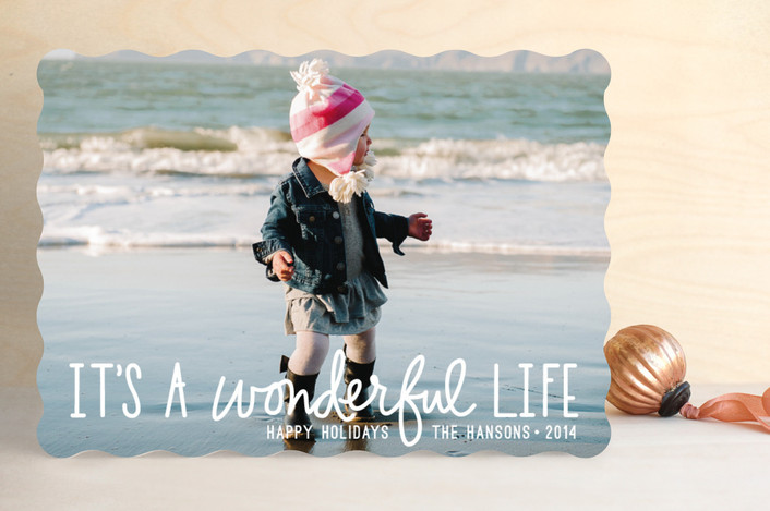A Wonderful Life Holiday Photo Cards
