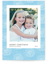 Patterned Snapshot Holiday Photo Cards