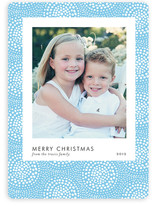 Patterned Snapshot Holiday Photo Cards