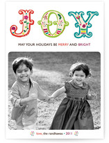 Joy Holiday Photo Cards