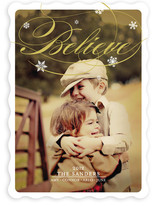 Fresh Flurries Holiday Photo Cards