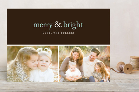 Merry & Bright Holiday Delight Holiday Photo Cards
