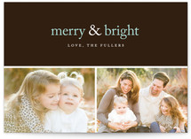 Merry & Bright Holiday Delight Holiday Photo Cards