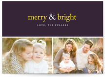 Merry & Bright Holiday Delight Holiday Photo Cards