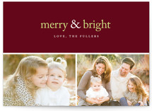Merry & Bright Holiday Delight Holiday Photo Cards