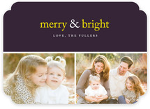 Merry & Bright Holiday Delight Holiday Photo Cards
