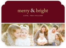 Merry & Bright Holiday Delight Holiday Photo Cards