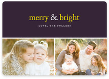 Merry & Bright Holiday Delight Holiday Photo Cards