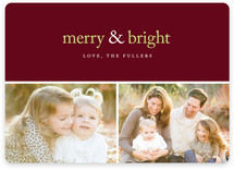 Merry & Bright Holiday Delight Holiday Photo Cards
