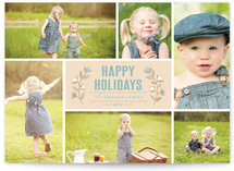 Christmas Blossoms Holiday Photo Cards