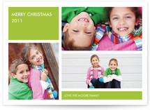 Modern Christmas Holiday Photo Cards