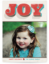 Joyful Colors Holiday Photo Cards