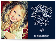 Starry Night Holiday Photo Cards
