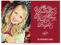 Starry Night Holiday Photo Cards