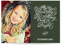 Starry Night Holiday Photo Cards