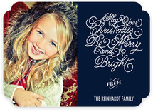 Starry Night Holiday Photo Cards