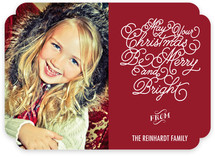 Starry Night Holiday Photo Cards