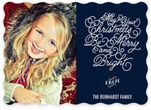 Starry Night Holiday Photo Cards