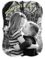 Comfort and Joy Holiday Photo Cards