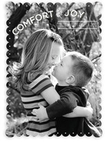 Comfort and Joy Holiday Photo Cards