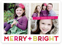 Bright Holiday Holiday Photo Cards