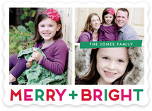 Bright Holiday Holiday Photo Cards