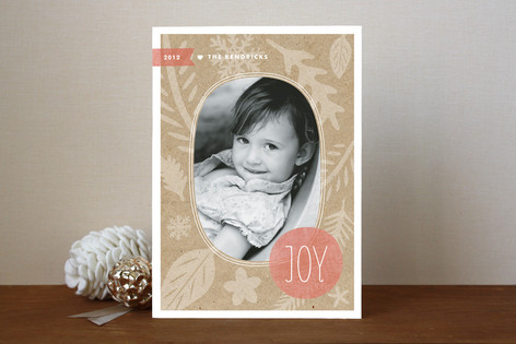 Winter Kraft Holiday Photo Cards
