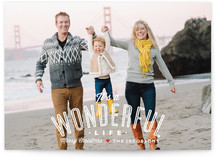 A Wonderful Life Holiday Photo Cards