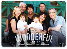A Wonderful Life Holiday Photo Cards