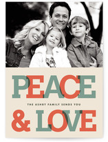 Send It with Slab Serif Holiday Photo Cards