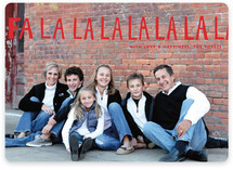 Handlettered Fa La La La La Holiday Photo Cards