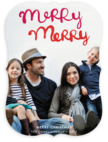 Handlettered Merry Merry Holiday Photo Cards