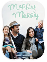 Handlettered Merry Merry Holiday Photo Cards