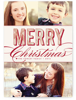 Christmas Plaid Holiday Photo Cards