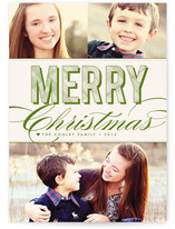 Christmas Plaid Holiday Photo Cards