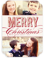 Christmas Plaid Holiday Photo Cards