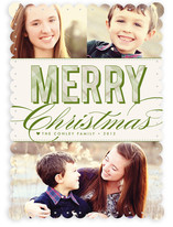 Christmas Plaid Holiday Photo Cards