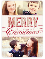 Christmas Plaid Holiday Photo Cards