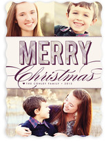 Christmas Plaid Holiday Photo Cards