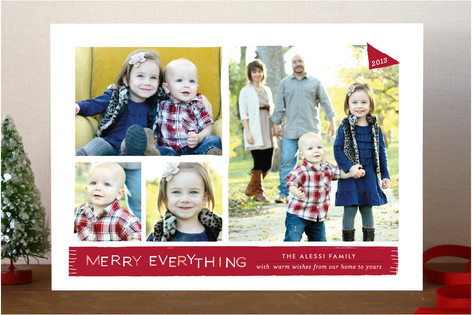 Warm and Fuzzy Holiday Photo Cards