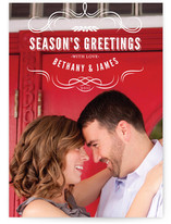 Holiday Flourish Holiday Photo Cards, by Alana Rees