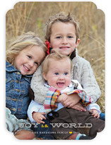 Jingle and Joy to the World Holiday Photo Cards