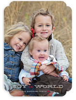 Jingle and Joy to the World Holiday Photo Cards