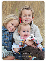 Jingle and Joy to the World Holiday Photo Cards