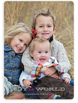 Jingle and Joy to the World Holiday Photo Cards