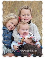 Jingle and Joy to the World Holiday Photo Cards